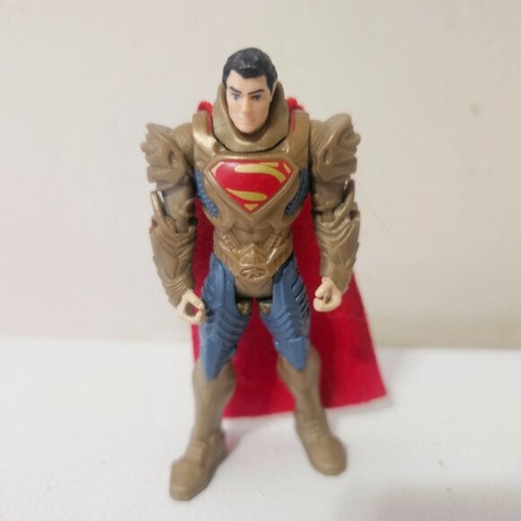 Mattel Man Of Steel Superman Action Figures Set Of 2 - Picture 2 of 6